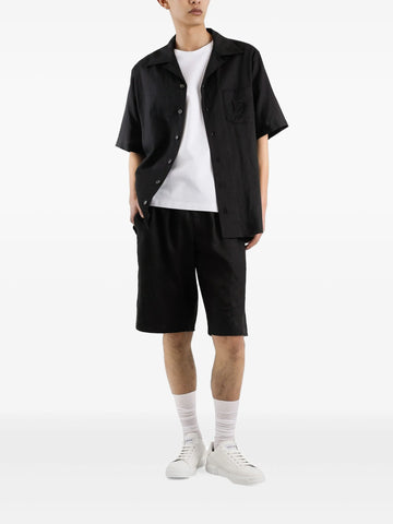 embroidered logo shirt