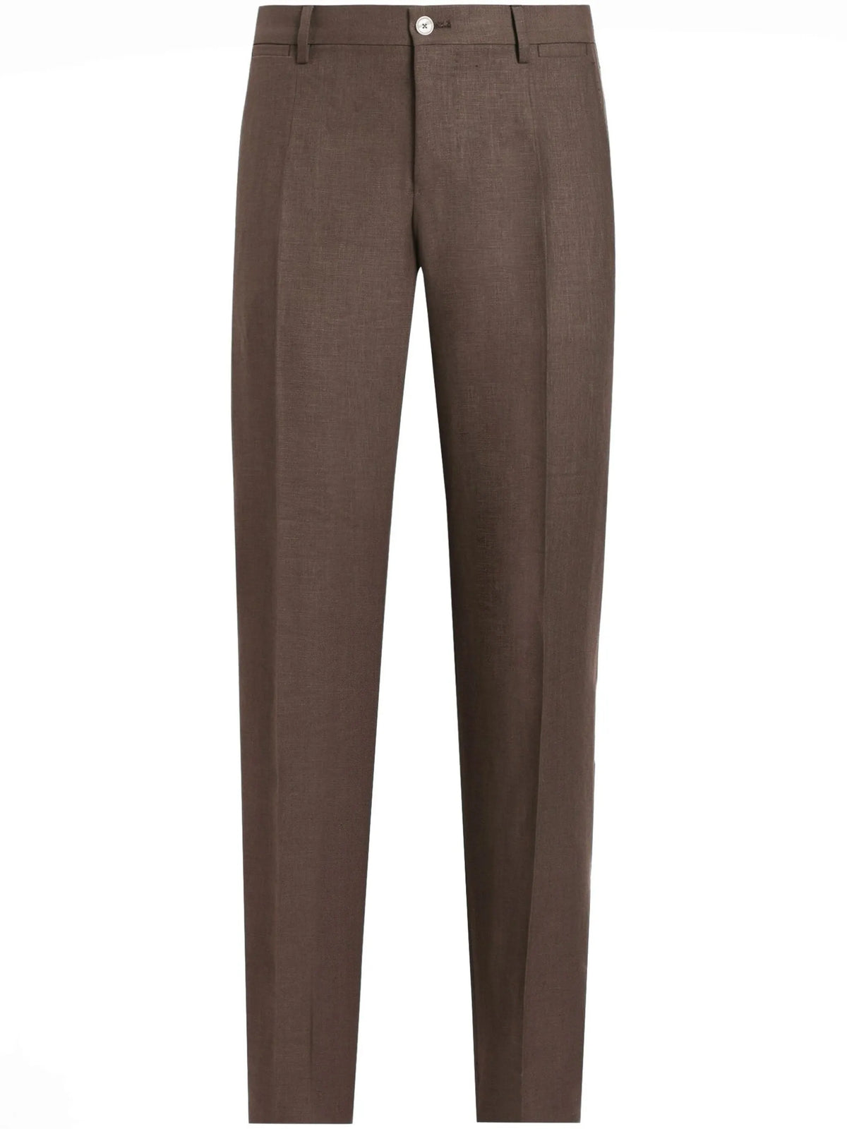 pressed crease trousers