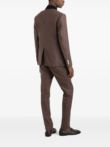 pressed crease trousers