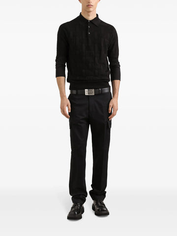 logo plaque cargo pants