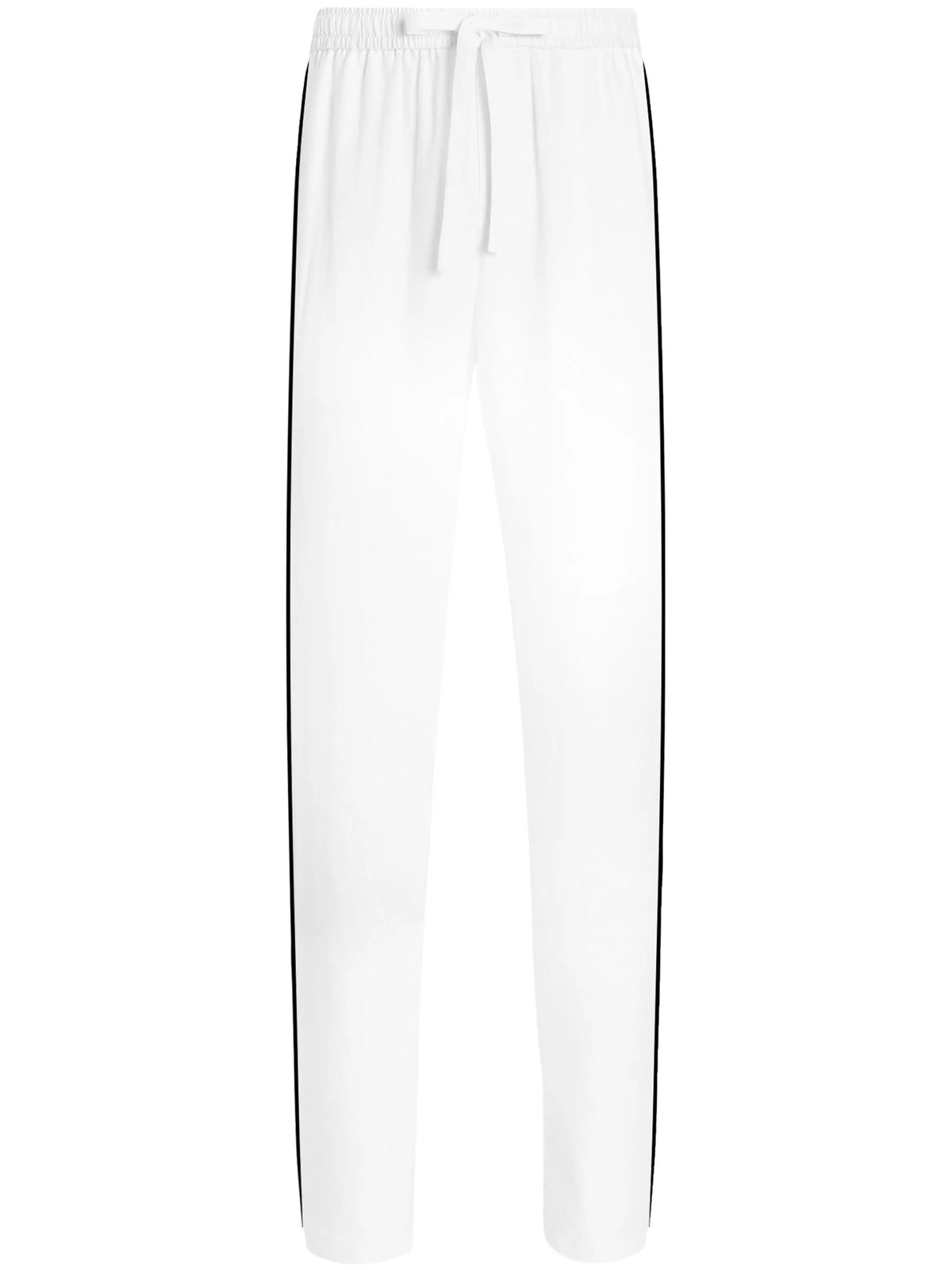 stripe trim trousers