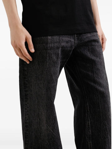 straight-leg jeans