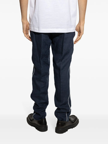 straight leg trousers