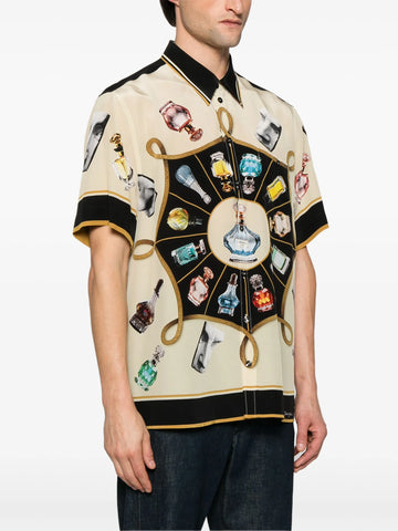 printed silk shirt