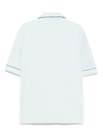 monogram towelling shirt