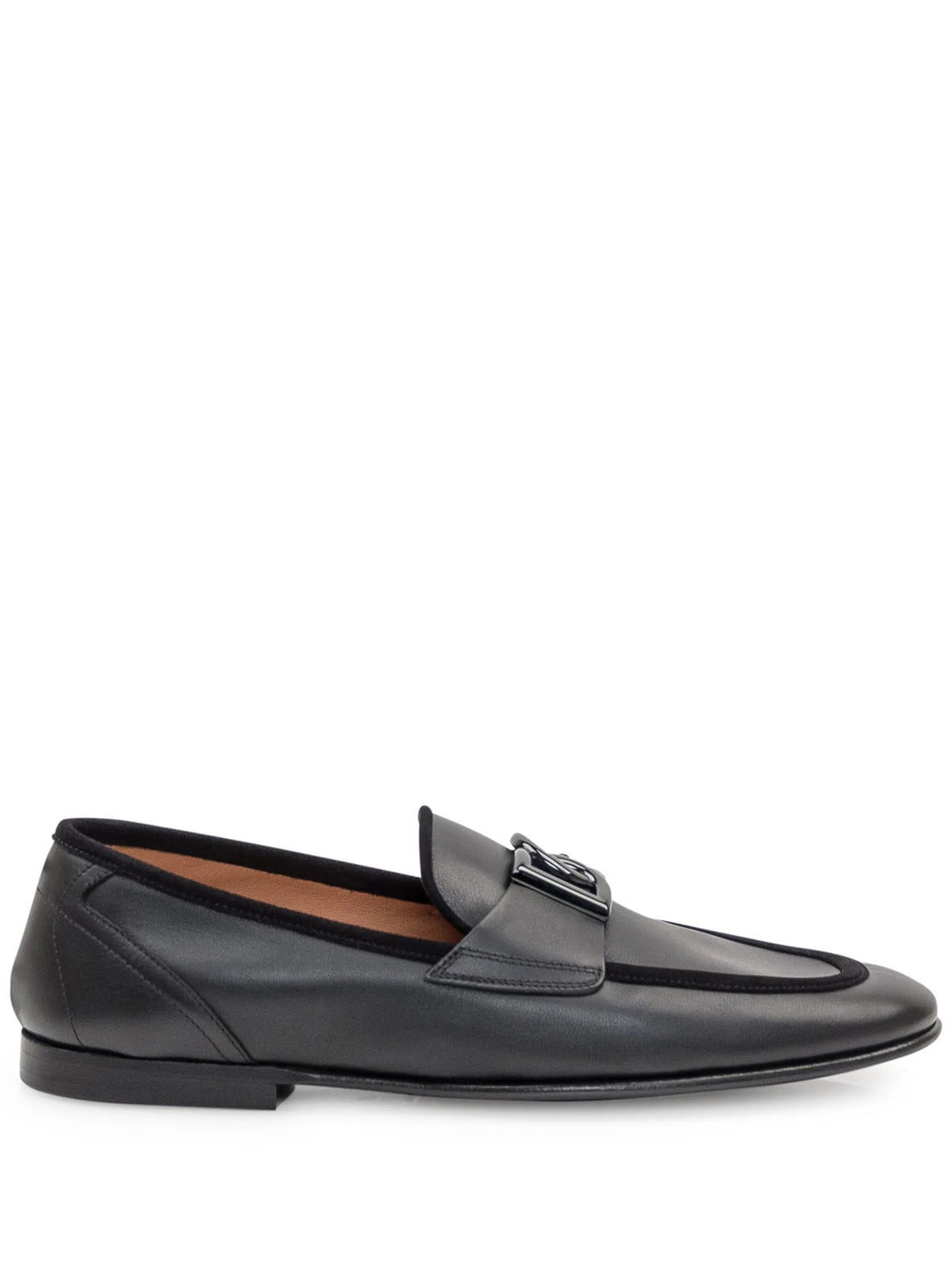 logo plaque loafers