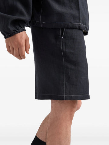 logo-patch bermuda shorts
