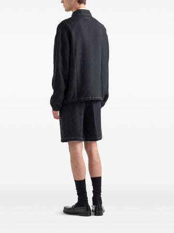logo-patch bermuda shorts