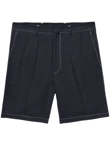 logo-patch bermuda shorts