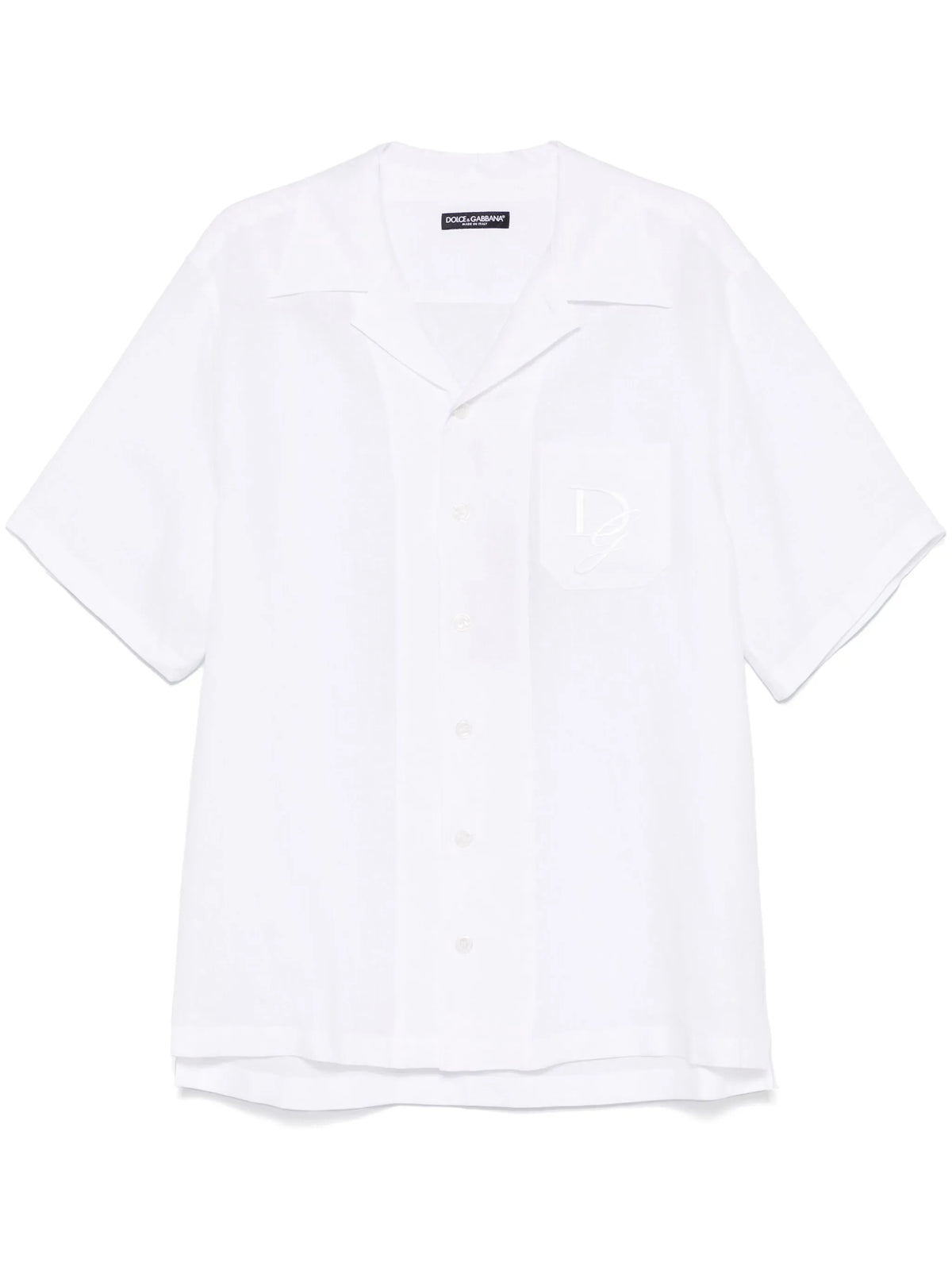 logo-embroidered shirt
