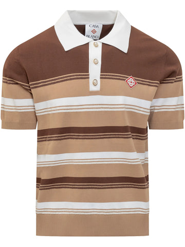 striped chicano polo shirt