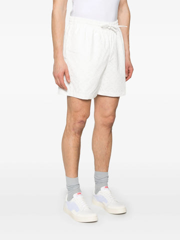 monogram drawstring shorts