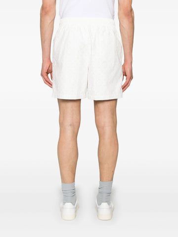 monogram drawstring shorts