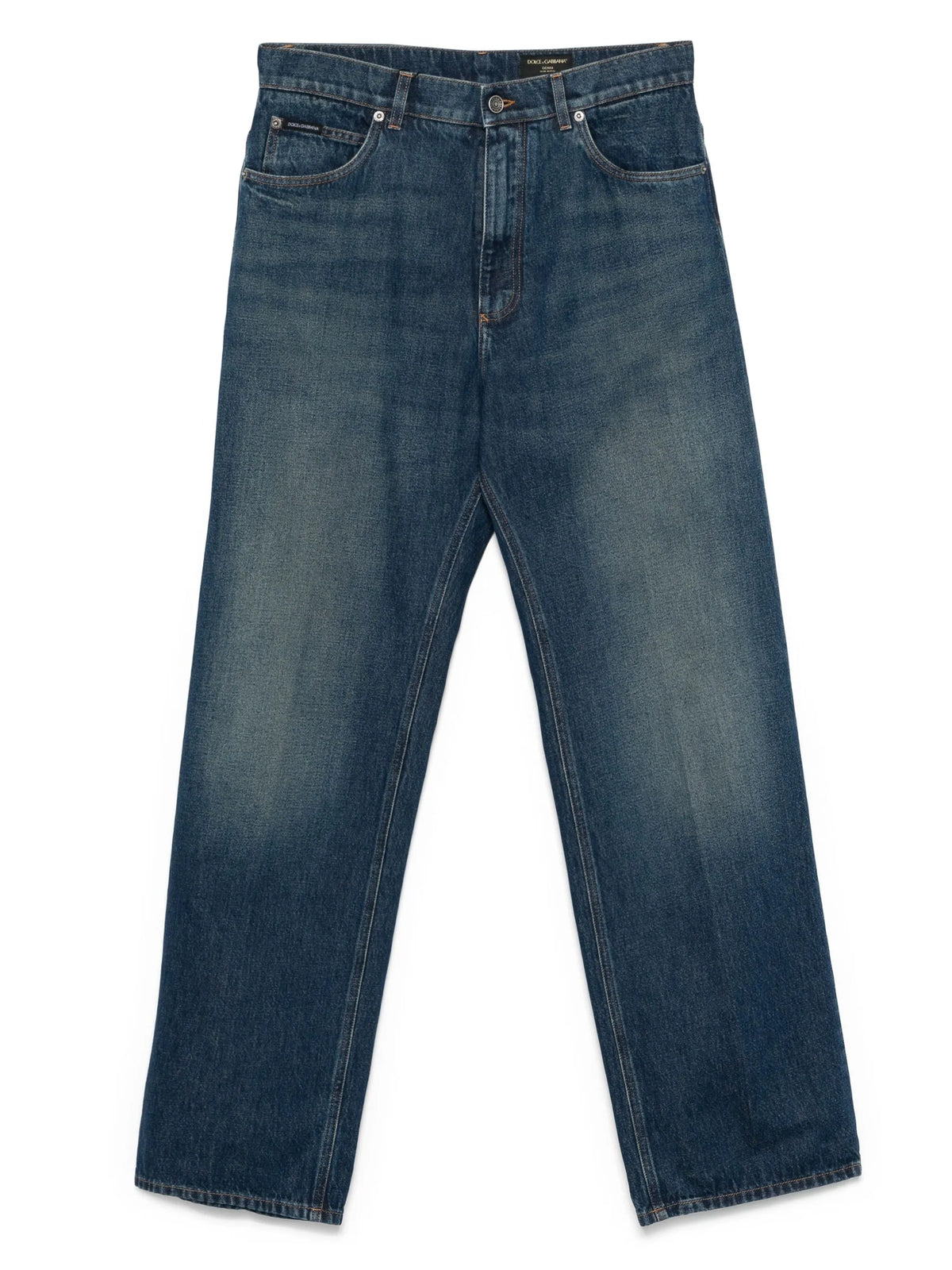 logo-patch jeans