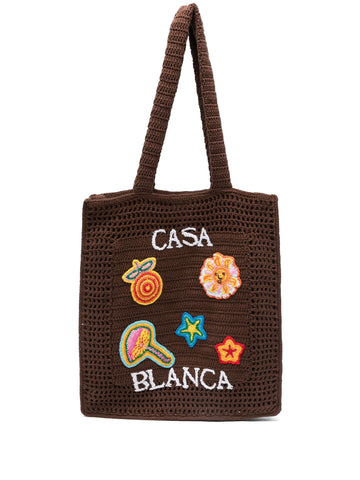 motif crochet bag