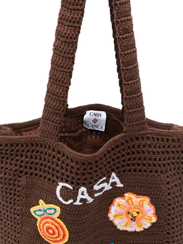 motif crochet bag