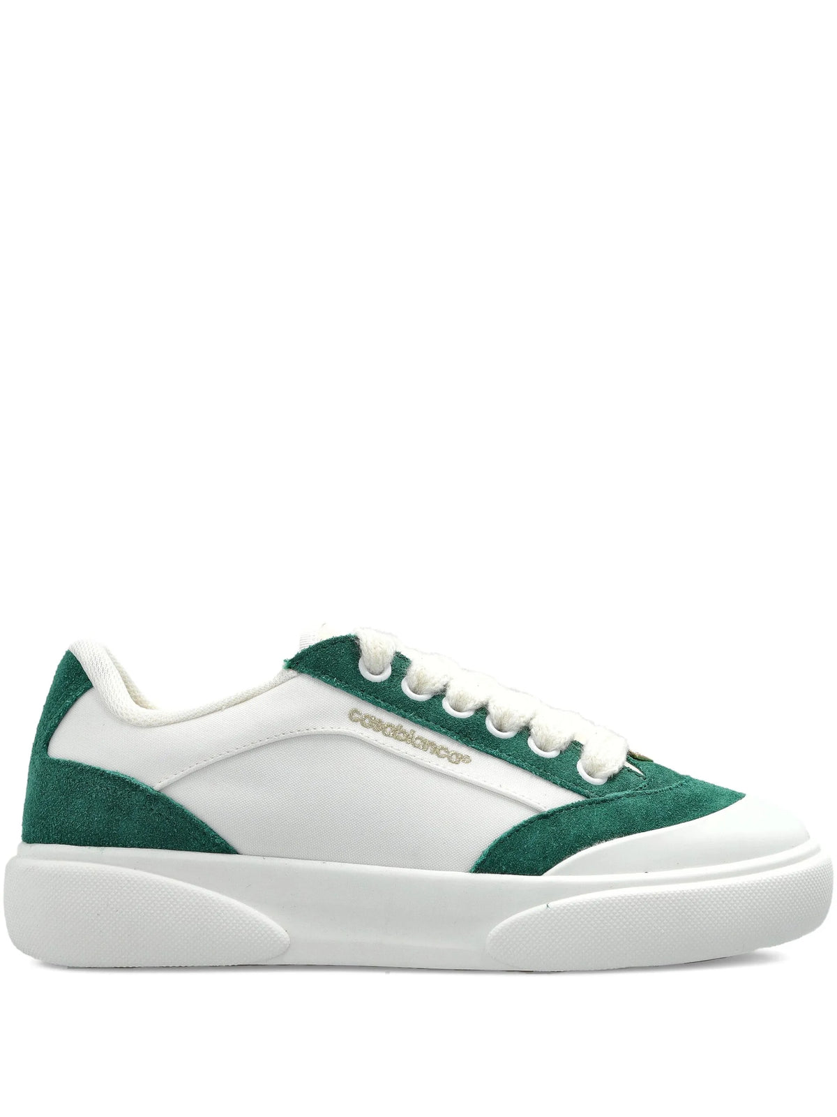 suede leather panelled sneakers