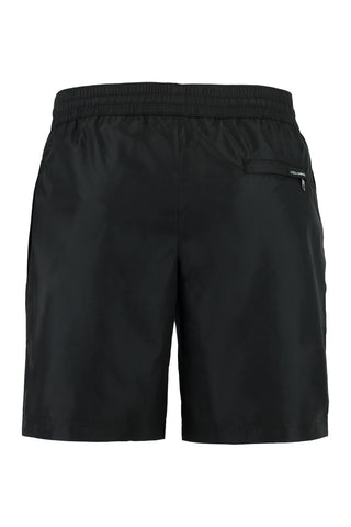 Logo Plaque Drawstring Swim Shorts
