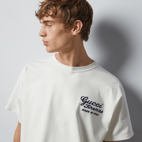 Cotton Jersey T-shirt with embroidery