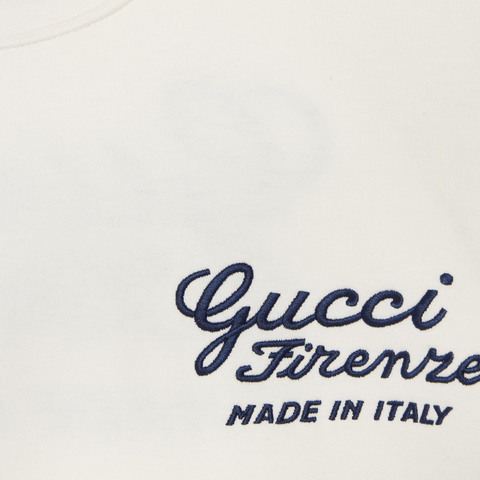 Cotton Jersey T-shirt with embroidery