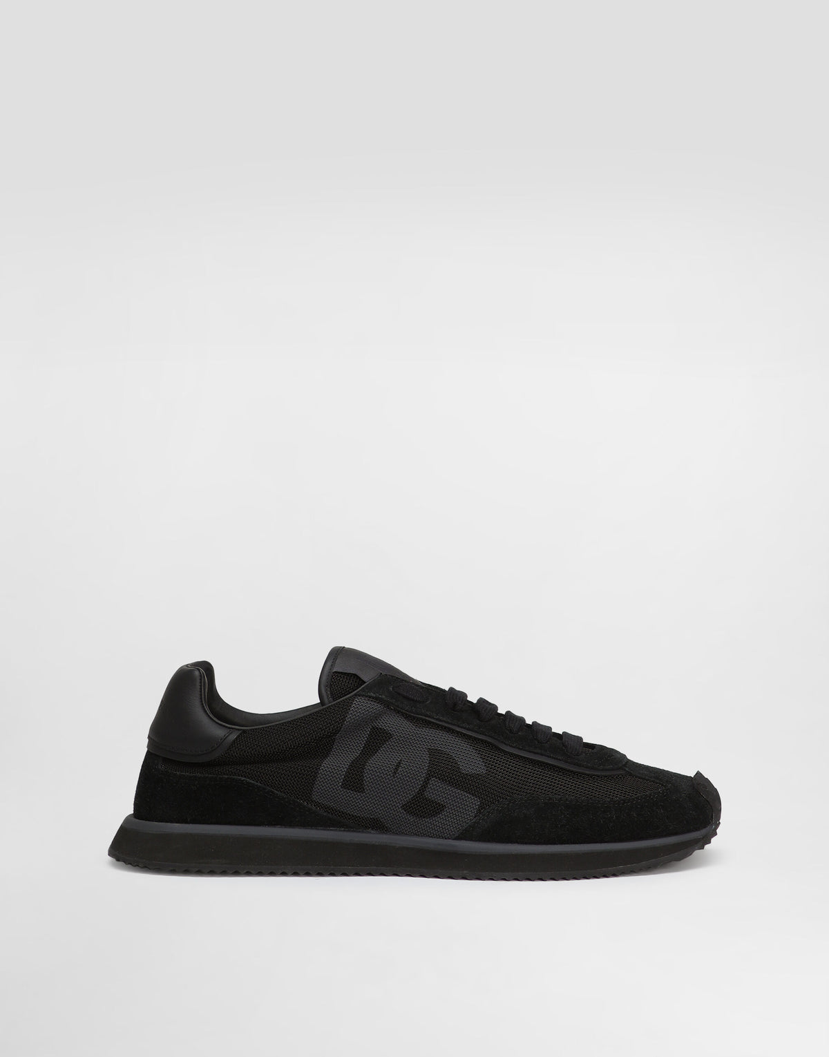 Mixed-material DG CUSHION sneakers