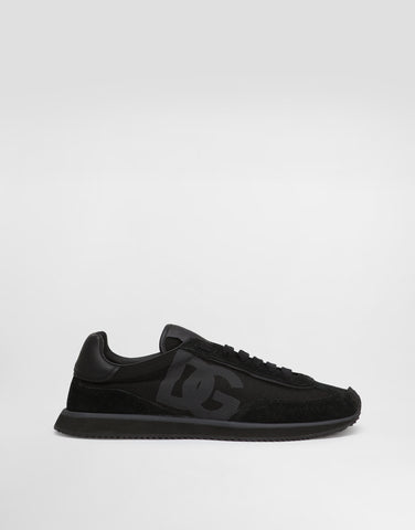 Mixed-material DG CUSHION sneakers