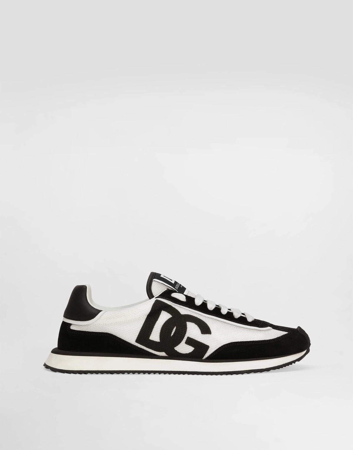 Mixed-material DG CUSHION sneakers