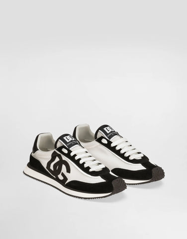 Mixed-material DG CUSHION sneakers