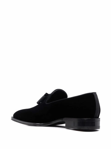 Ubaldo bom-embellished velvet loafers