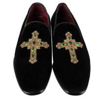 Cross Embroidered Loafer