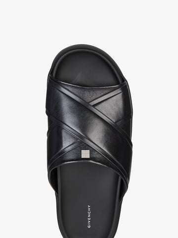 G Plage flat sandals in leather