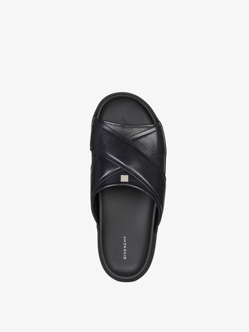 G Plage flat sandals in leather