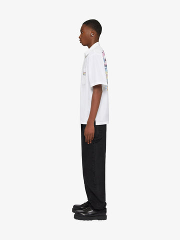 poplin with logo World tour print