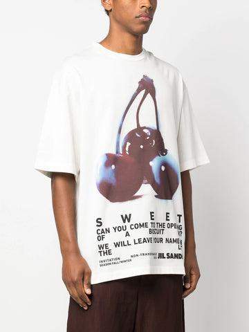 graphic-print cotton T-shirt