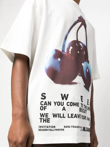 graphic-print cotton T-shirt