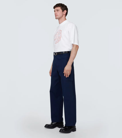 Printed cotton jersey T-shirt