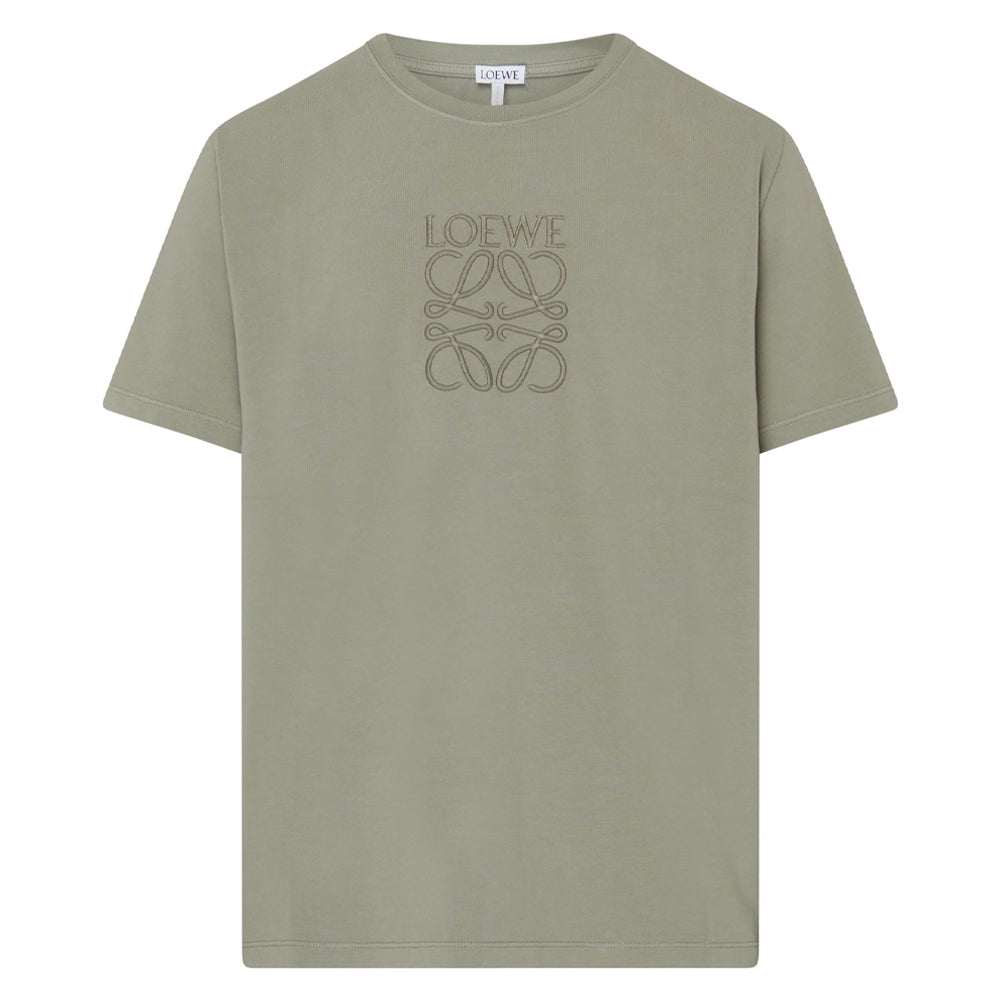 Anagram-logo Embroidered Cotton-blend T-shirt