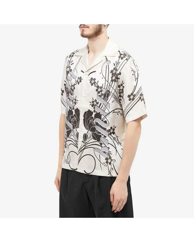Men's Floral Silk Vacation Shirt