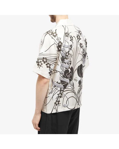 Men's Floral Silk Vacation Shirt