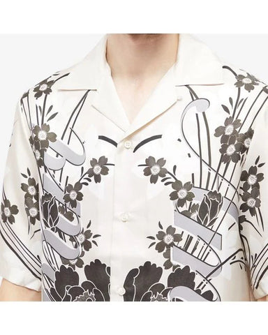 Men's Floral Silk Vacation Shirt