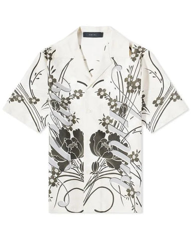 Men's Floral Silk Vacation Shirt