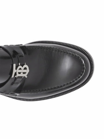 Fred monogram-motif loafers