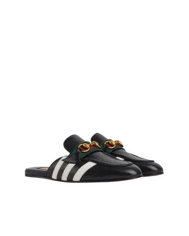 Gucci&Adidas Leather Slipper with Horsebit
