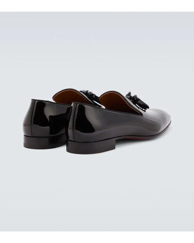 Dandelion Tassel Patent Leather Loafers