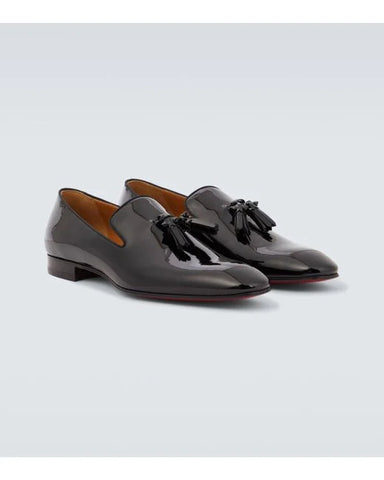 Dandelion Tassel Patent Leather Loafers