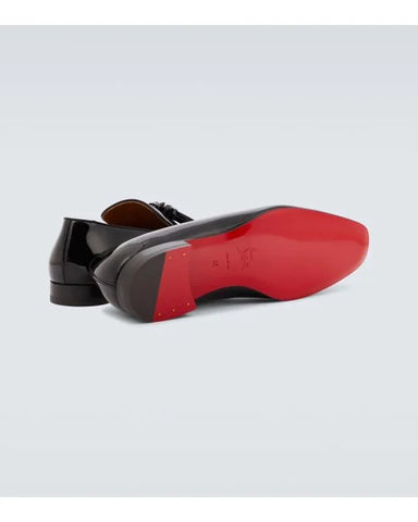 Dandelion Tassel Patent Leather Loafers