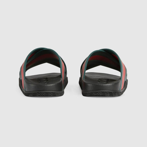 Men's rubber slide sandal with Web