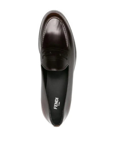 Embossed Patent Leather Loafers