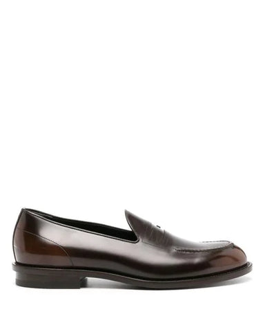Embossed Patent Leather Loafers