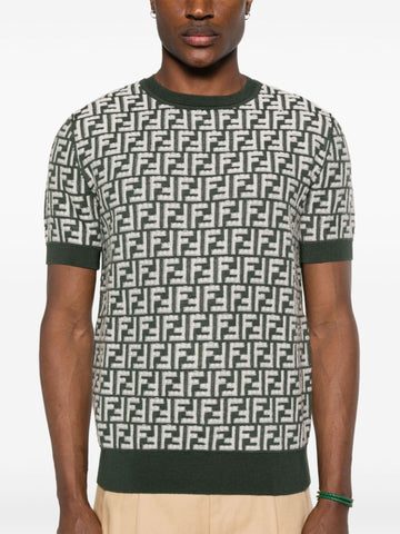 FF-motif knitted jumper